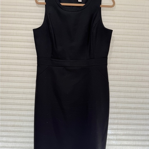 J Crew Super 120s Black Sleeveless Dress - Picture 3 of 5